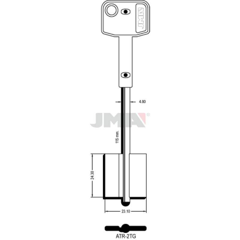 Chei JMA Cu Aripa Telescopica ATR-2TG